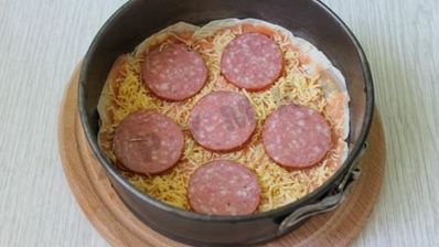 пицца из лаваша в духовке