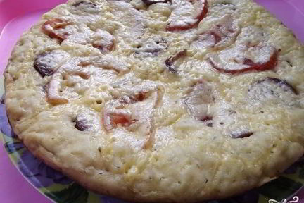 Пицца на сковороде без сметаны