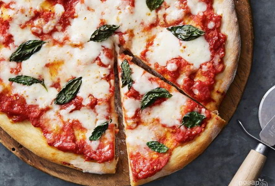 Пицца на тонком тесте