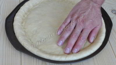 пицца пепперони с жаренной моцареллой