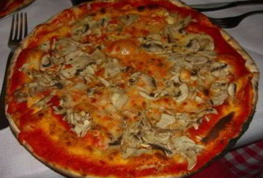 Пицца с грибами