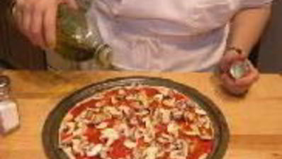 пицца с грибами