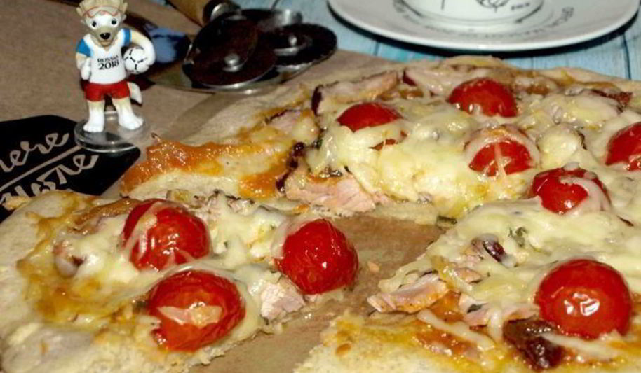 Рецепт пиццы с карбонадом