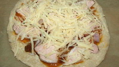 пицца с карбонадом