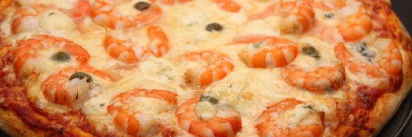 Пицца с креветками в мультиварке