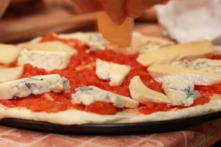 Пицца с сыром Дор блю