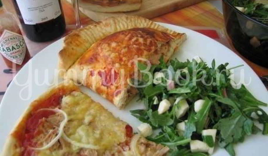 Рецепт пиццы с тунцом и ветчиной