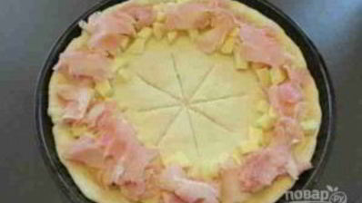 пицца цветок