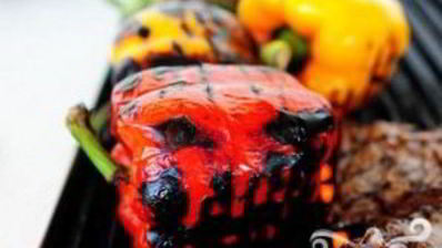 вегетарианская пицца на гриле