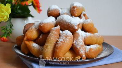 пончики из жидкого теста