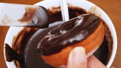 пончики с шоколадом