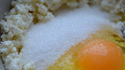 пончики с творогом