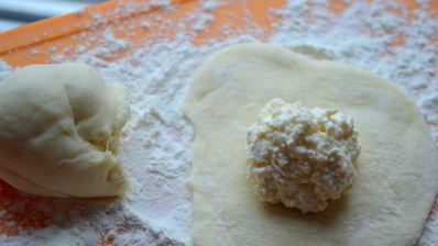 пончики с творогом