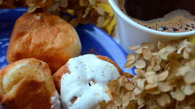 пончики с творогом