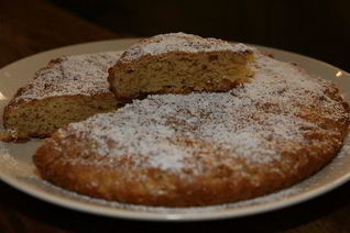 Апельсиновая коврижка с кедровыми орешками