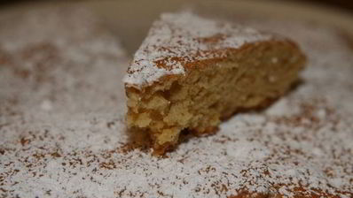 апельсиновая коврижка с кедровыми орешками