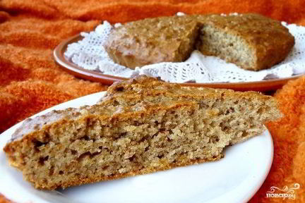 Коврижка с овсяными хлопьями