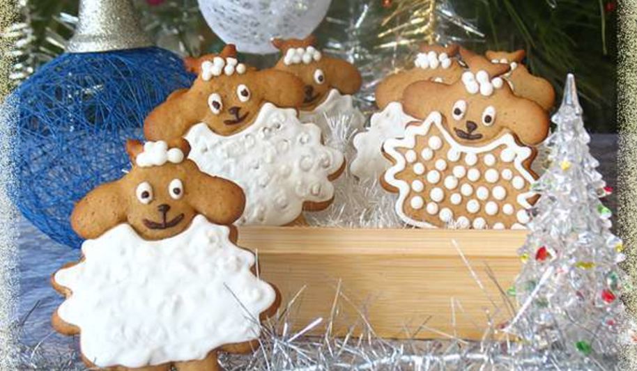 Рецепт медово-пряничных овечки