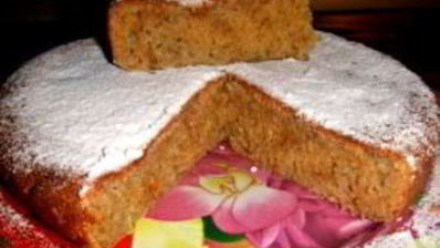 постная банановая коврижка в мультиварке