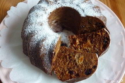 Постная коврижка на чае