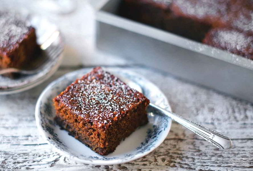 Постная коврижка с сухофруктами