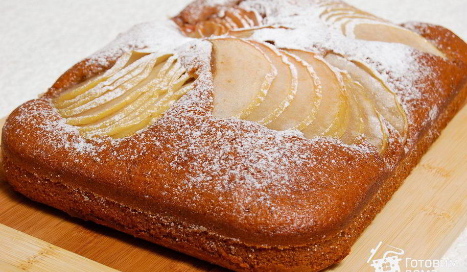 Рецепт постной медовой коврижки с яблоками