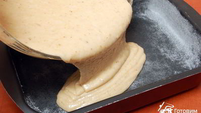 постная медовая коврижка с яблоками