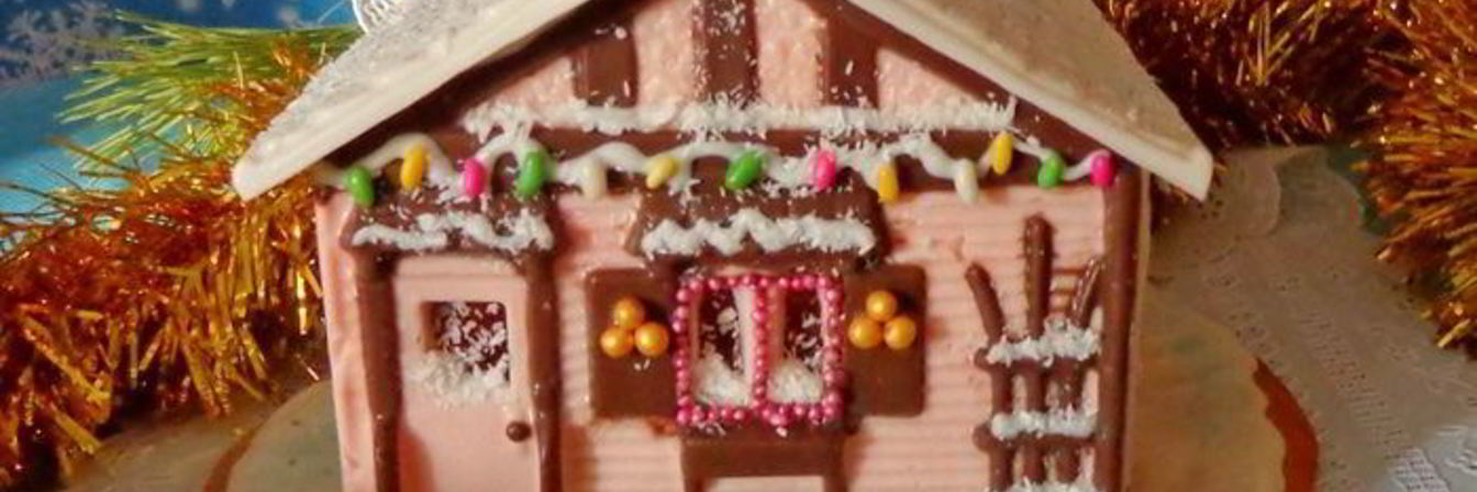 Шоколадно-пряничный домик