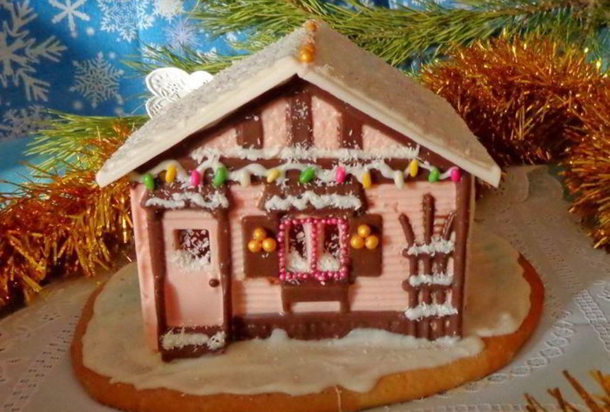 Шоколадно-пряничный домик