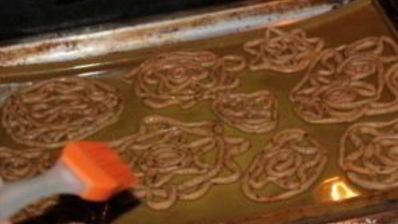 тетеры с медом — кружевные медовые пряники