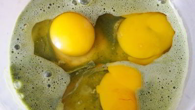 мятная шарлотка