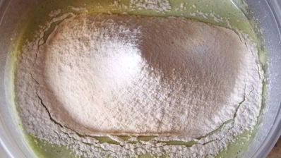 мятная шарлотка