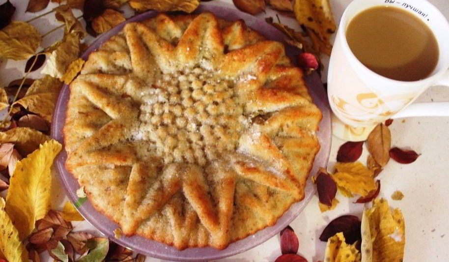 Рецепт осенней шарлотки