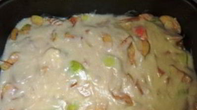 шарлотка на кефире