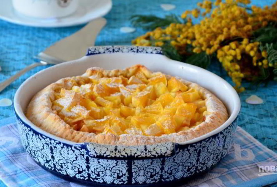 Шарлотка с апельсином