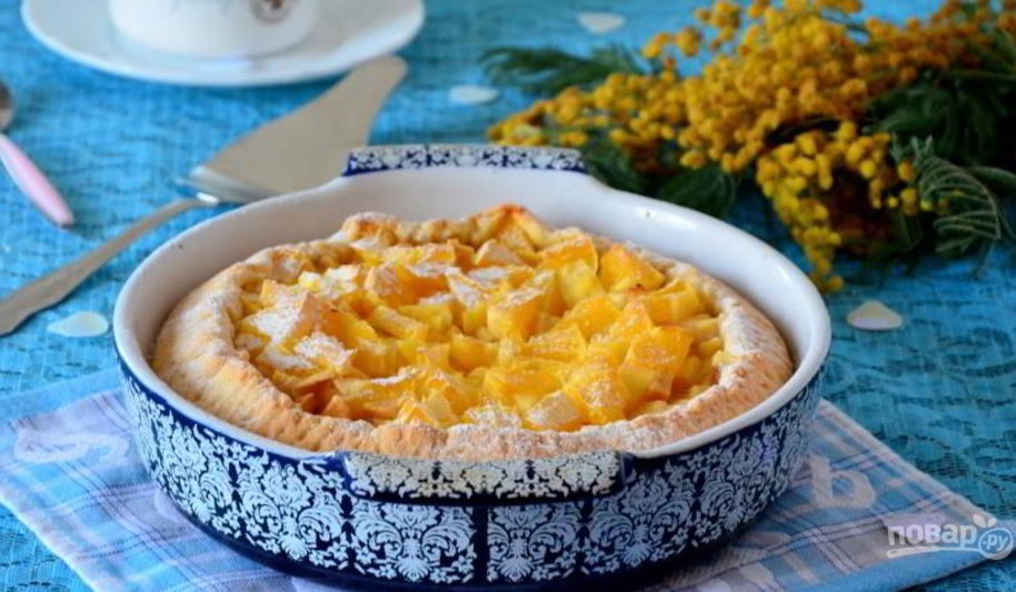 Рецепт шарлотки с апельсином