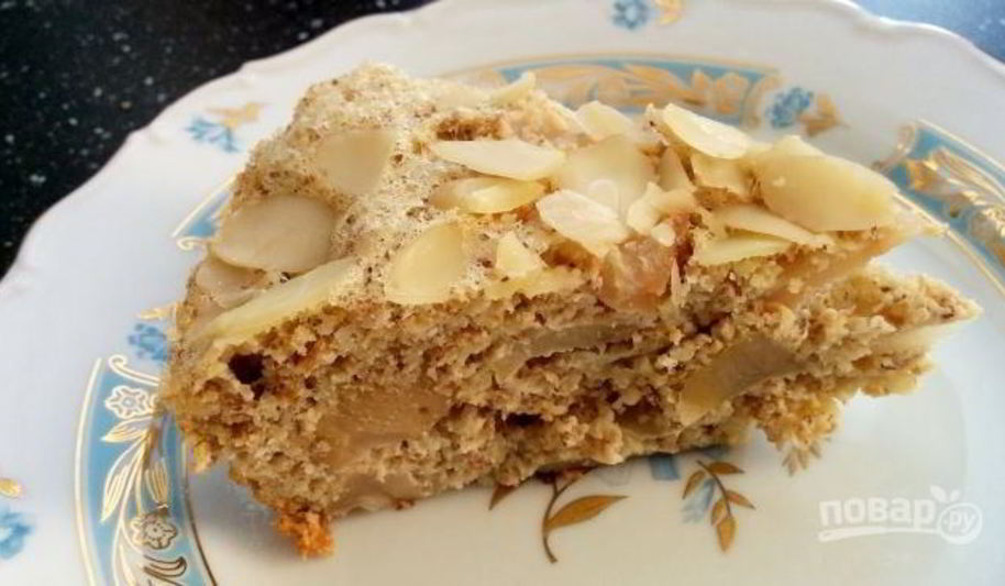 Рецепт шарлотки с отрубями