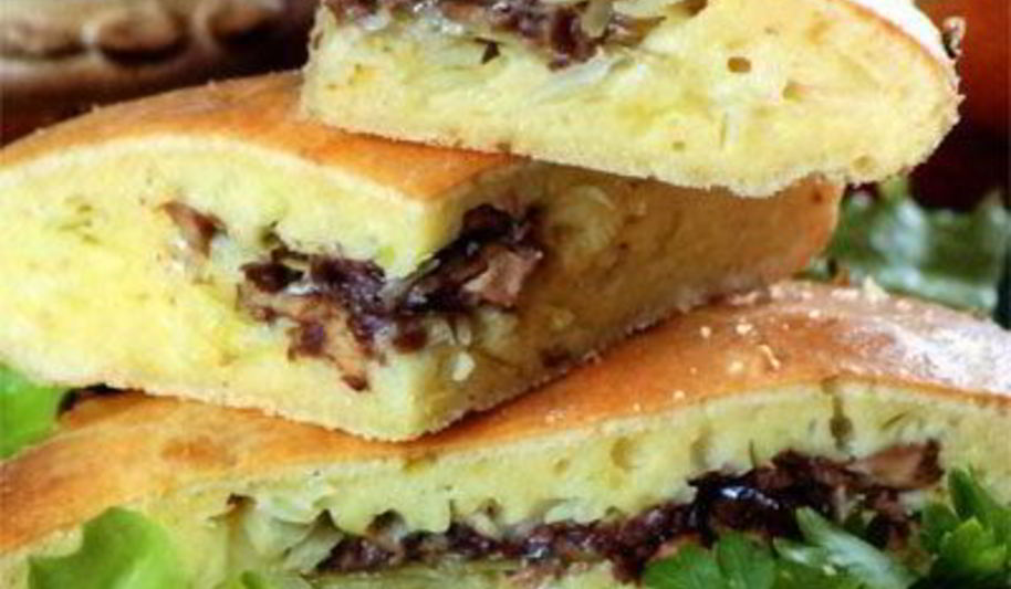 Рецепт шарлотки с рыбой и капустой