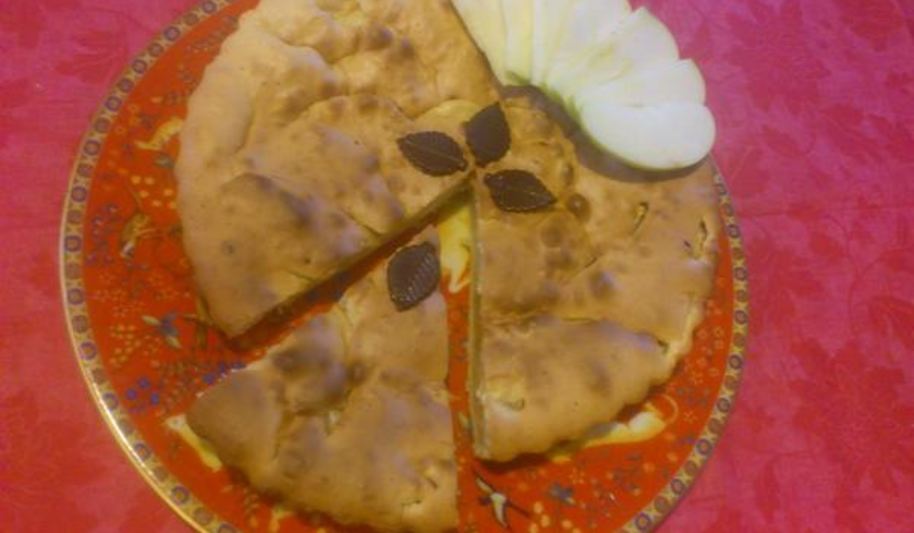 Рецепт шарлотки с яблоками и лимонами