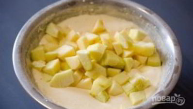 шарлотка с яблоками