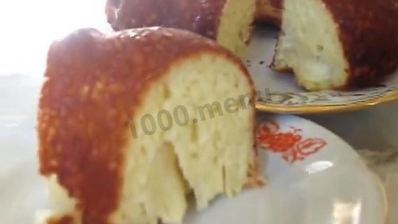 шарлотка творожная с творогом в духовке