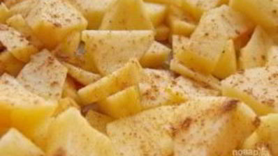 шарлотка в духовке с яблоками