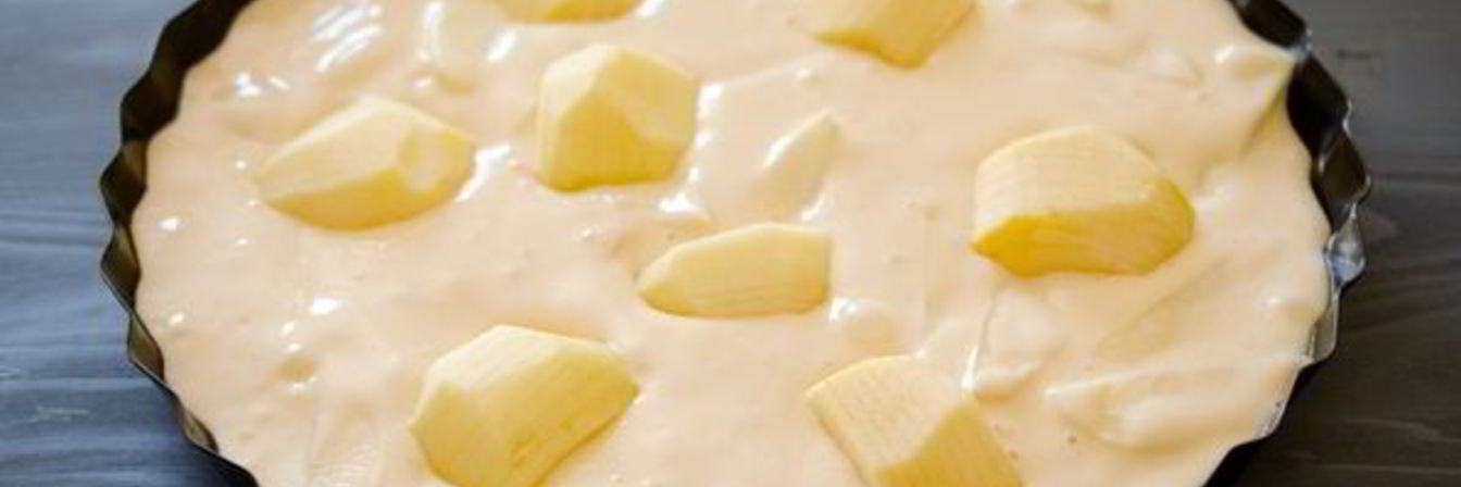 Тесто для шарлотки