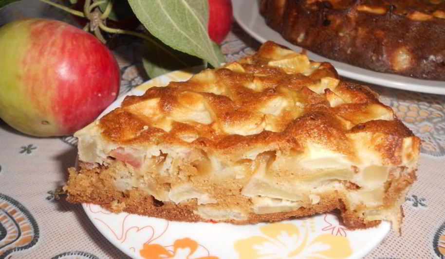 Рецепт яблочно-медовой шарлотка