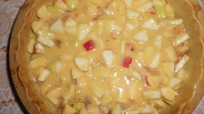 яблочно-медовая шарлотка