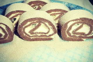 Шоколадные рулетики