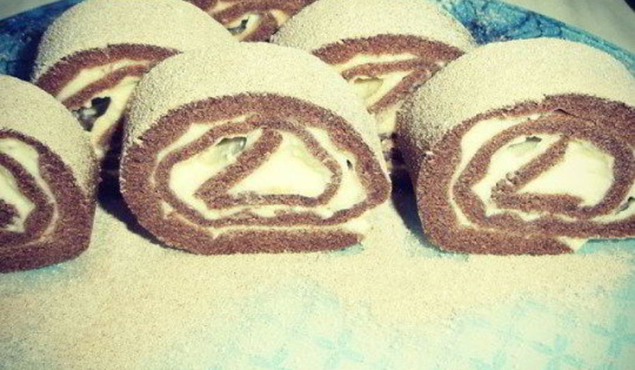 Рецепт шоколадных рулетиков