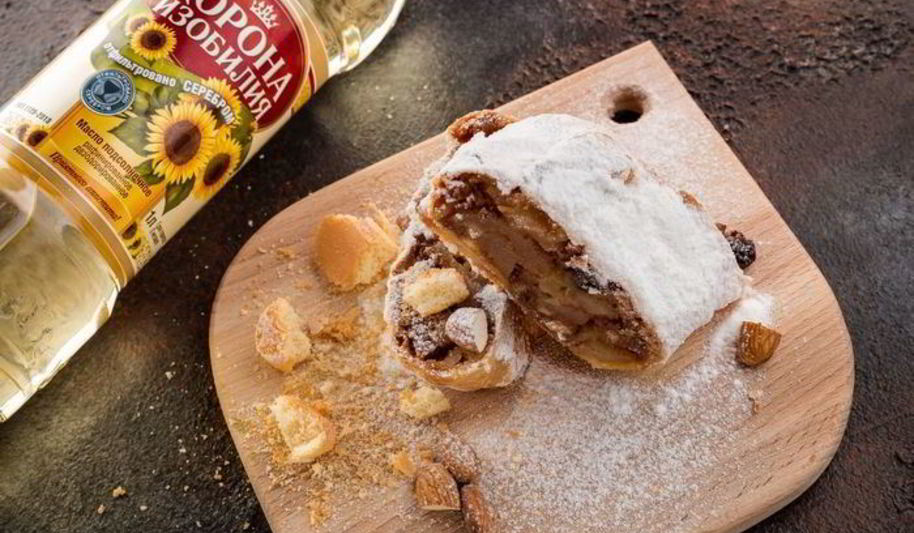 Рецепт ароматного яблочного штруделя