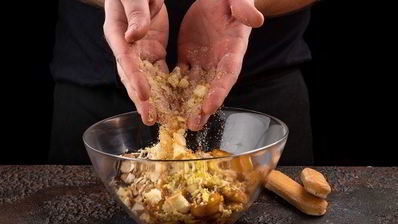 ароматный яблочный штрудель