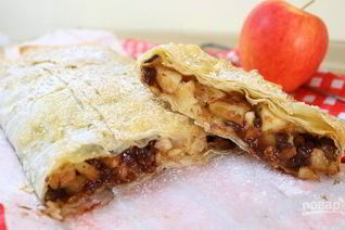 Штрудель из теста фило